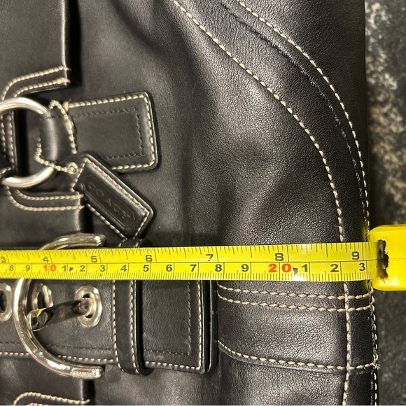 Coach satchel handbag, black. - Picture 14 of 14